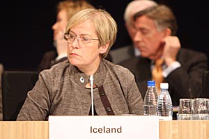 Ingibjörg Sólrún Gísladóttir, utanríkisráðherra